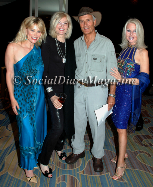 Margo Schwab of The Social Diary with Lorna Berle, Jack Hanna and Alanna Tarkington